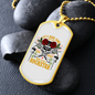 Musician Necklace Make Some Noise Necklace Stainless Steel or 18k Gold Dog Tag 24" Chain-Express Your Love Gifts