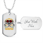 Musician Necklace Make Some Noise Necklace Stainless Steel or 18k Gold Dog Tag 24" Chain-Express Your Love Gifts