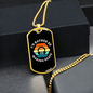Musician Necklace Making Beats Necklace Stainless Steel or 18k Gold Dog Tag 24" Chain-Express Your Love Gifts