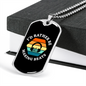 Musician Necklace Making Beats Necklace Stainless Steel or 18k Gold Dog Tag 24" Chain-Express Your Love Gifts