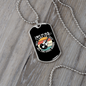 Musician Necklace May Be Old Necklace Stainless Steel or 18k Gold Dog Tag 24" Chain-Express Your Love Gifts