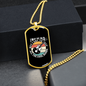 Musician Necklace May Be Old Necklace Stainless Steel or 18k Gold Dog Tag 24" Chain-Express Your Love Gifts