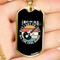 Musician Necklace May Be Old Necklace Stainless Steel or 18k Gold Dog Tag 24" Chain-Express Your Love Gifts