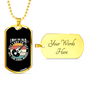 Musician Necklace May Be Old Necklace Stainless Steel or 18k Gold Dog Tag 24" Chain-Express Your Love Gifts