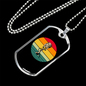 Musician Necklace Microphone Necklace Stainless Steel or 18k Gold Dog Tag 24" Chain-Express Your Love Gifts