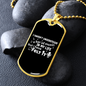 Musician Necklace Music Felt Necklace Stainless Steel or 18k Gold Dog Tag 24" Chain-Express Your Love Gifts