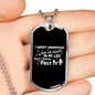 Musician Necklace Music Felt Necklace Stainless Steel or 18k Gold Dog Tag 24" Chain-Express Your Love Gifts