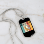 Musician Necklace Music Headphones Necklace Stainless Steel or 18k Gold Dog Tag 24" Chain-Express Your Love Gifts