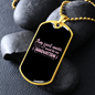Musician Necklace Music Innovation Necklace Stainless Steel or 18k Gold Dog Tag 24" Chain-Express Your Love Gifts