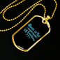 Musician Necklace Music is Emotion Necklace Stainless Steel or 18k Gold Dog Tag 24" Chain-Express Your Love Gifts