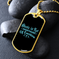 Musician Necklace Music is Emotion Necklace Stainless Steel or 18k Gold Dog Tag 24" Chain-Express Your Love Gifts