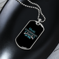 Musician Necklace Music Moonlight Necklace Stainless Steel or 18k Gold Dog Tag 24" Chain-Express Your Love Gifts