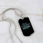 Musician Necklace Music Moonlight Necklace Stainless Steel or 18k Gold Dog Tag 24" Chain-Express Your Love Gifts