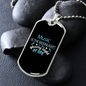 Musician Necklace Music Moonlight Necklace Stainless Steel or 18k Gold Dog Tag 24" Chain-Express Your Love Gifts