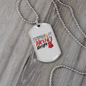 Musician Necklace Music Never Sleeps Necklace Stainless Steel or 18k Gold Dog Tag 24" Chain-Express Your Love Gifts