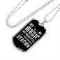 Musician Necklace Music Station Necklace Stainless Steel or 18k Gold Dog Tag 24" Chain-Express Your Love Gifts