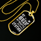 Musician Necklace Music Station Necklace Stainless Steel or 18k Gold Dog Tag 24" Chain-Express Your Love Gifts