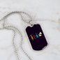 Musician Necklace Musical Instruments Necklace Stainless Steel or 18k Gold Dog Tag 24" Chain-Express Your Love Gifts