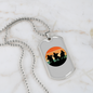 Musician Necklace Musicians Necklace Stainless Steel or 18k Gold Dog Tag 24" Chain-Express Your Love Gifts