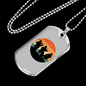 Musician Necklace Musicians Necklace Stainless Steel or 18k Gold Dog Tag 24" Chain-Express Your Love Gifts