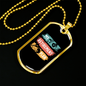Musician Necklace My Retirement Plan Necklace Stainless Steel or 18k Gold Dog Tag 24" Chain-Express Your Love Gifts