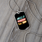 Musician Necklace My Retirement Plan Necklace Stainless Steel or 18k Gold Dog Tag 24" Chain-Express Your Love Gifts