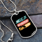 Musician Necklace My Retirement Plan Necklace Stainless Steel or 18k Gold Dog Tag 24" Chain-Express Your Love Gifts