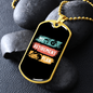 Musician Necklace My Retirement Plan Necklace Stainless Steel or 18k Gold Dog Tag 24" Chain-Express Your Love Gifts