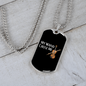 Musician Necklace My Wand Chose Me Necklace Stainless Steel or 18k Gold Dog Tag 24" Chain-Express Your Love Gifts