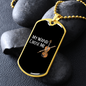 Musician Necklace My Wand Chose Me Necklace Stainless Steel or 18k Gold Dog Tag 24" Chain-Express Your Love Gifts
