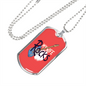 Musician Necklace My Wife Rocks Necklace Stainless Steel or 18k Gold Dog Tag 24" Chain-Express Your Love Gifts