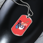 Musician Necklace My Wife Rocks Necklace Stainless Steel or 18k Gold Dog Tag 24" Chain-Express Your Love Gifts