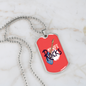 Musician Necklace My Wife Rocks Necklace Stainless Steel or 18k Gold Dog Tag 24" Chain-Express Your Love Gifts