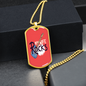 Musician Necklace My Wife Rocks Necklace Stainless Steel or 18k Gold Dog Tag 24" Chain-Express Your Love Gifts