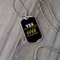 Musician Necklace Need Musical Instrument Necklace Stainless Steel or 18k Gold Dog Tag 24" Chain-Express Your Love Gifts