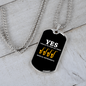 Musician Necklace Need Musical Instrument Necklace Stainless Steel or 18k Gold Dog Tag 24" Chain-Express Your Love Gifts
