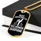 Musician Necklace Old Man Saxophone Necklace Stainless Steel or 18k Gold Dog Tag 24" Chain-Express Your Love Gifts