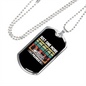 Musician Necklace One More Guitar Necklace Stainless Steel or 18k Gold Dog Tag 24" Chain-Express Your Love Gifts
