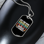 Musician Necklace One More Guitar Necklace Stainless Steel or 18k Gold Dog Tag 24" Chain-Express Your Love Gifts