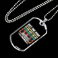 Musician Necklace One More Guitar Necklace Stainless Steel or 18k Gold Dog Tag 24" Chain-Express Your Love Gifts