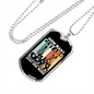 Musician Necklace One More Necklace Stainless Steel or 18k Gold Dog Tag 24" Chain-Express Your Love Gifts