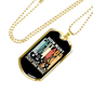 Musician Necklace One More Necklace Stainless Steel or 18k Gold Dog Tag 24" Chain-Express Your Love Gifts