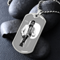 Musician Necklace Passion Necklace Stainless Steel or 18k Gold Dog Tag 24" Chain-Express Your Love Gifts