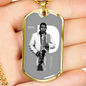 Musician Necklace Passion Necklace Stainless Steel or 18k Gold Dog Tag 24" Chain-Express Your Love Gifts