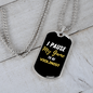 Musician Necklace Pause to be Violinist Necklace Stainless Steel or 18k Gold Dog Tag 24" Chain-Express Your Love Gifts