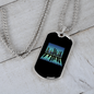 Musician Necklace Piano City Necklace Stainless Steel or 18k Gold Dog Tag 24" Chain-Express Your Love Gifts