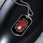 Musician Necklace Relax Guitar Necklace Stainless Steel or 18k Gold Dog Tag 24" Chain-Express Your Love Gifts