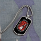 Musician Necklace Relax Guitar Necklace Stainless Steel or 18k Gold Dog Tag 24" Chain-Express Your Love Gifts