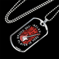 Musician Necklace Relax Guitar Necklace Stainless Steel or 18k Gold Dog Tag 24" Chain-Express Your Love Gifts