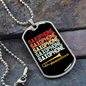 Musician Necklace Retro Saxophone Gold Necklace Stainless Steel or 18k Gold Dog Tag 24" Chain-Express Your Love Gifts